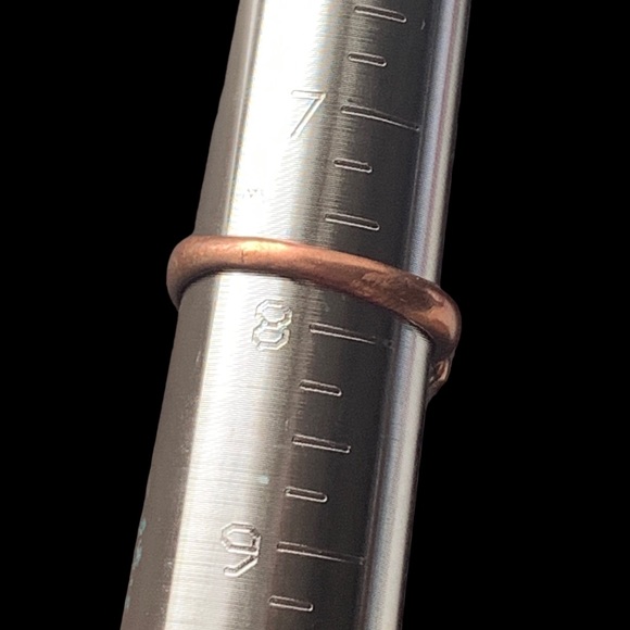 Vintage Copper & Cubic Zirconium Bow Ring Woman’s Jewelry - Picture 6 of 6